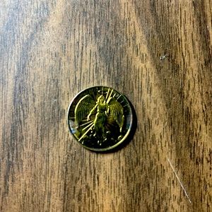 Double sided angel coin